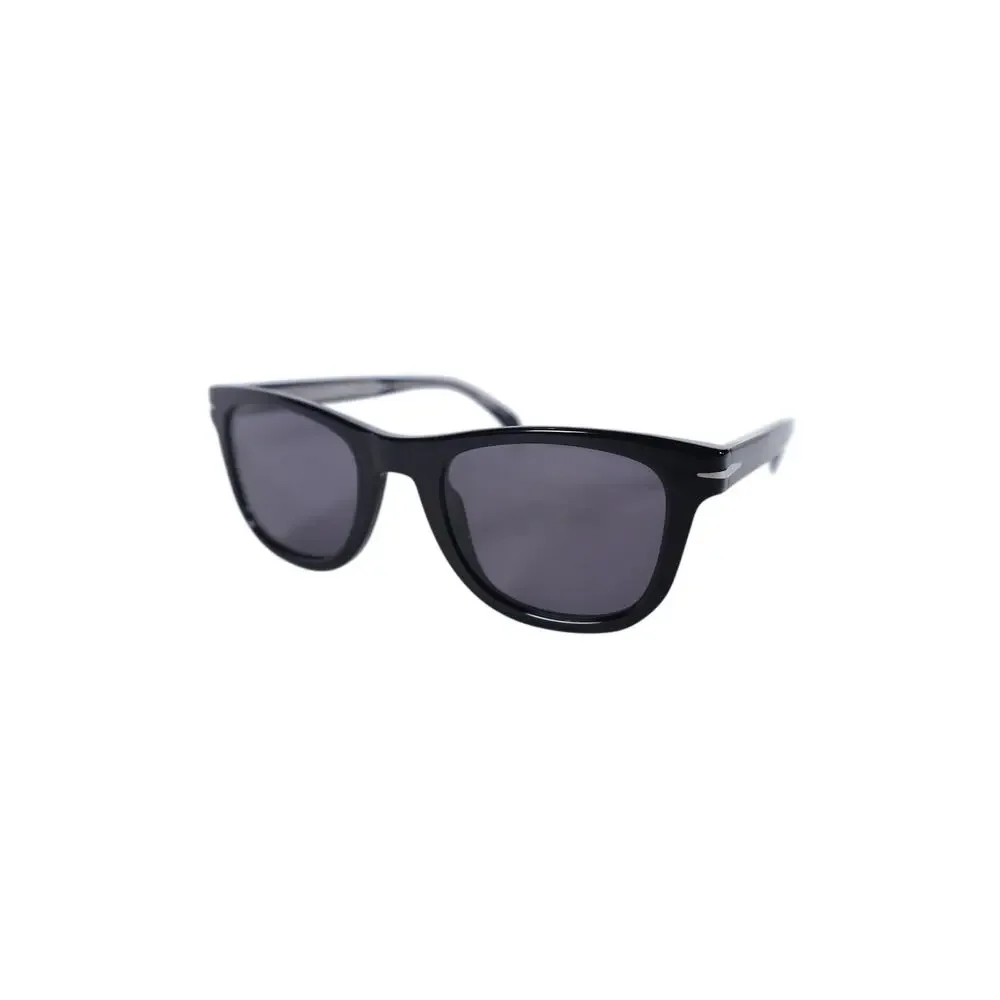 David Beckham Men's Square Polarized Sunglasses - Black / Grey - NWT